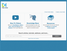 Tablet Screenshot of knowledge.designmanager.com